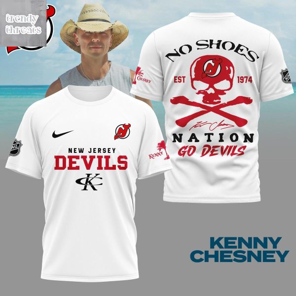 New Jersey Devils Kenny Chesney No Shoes Nation T-Shirt