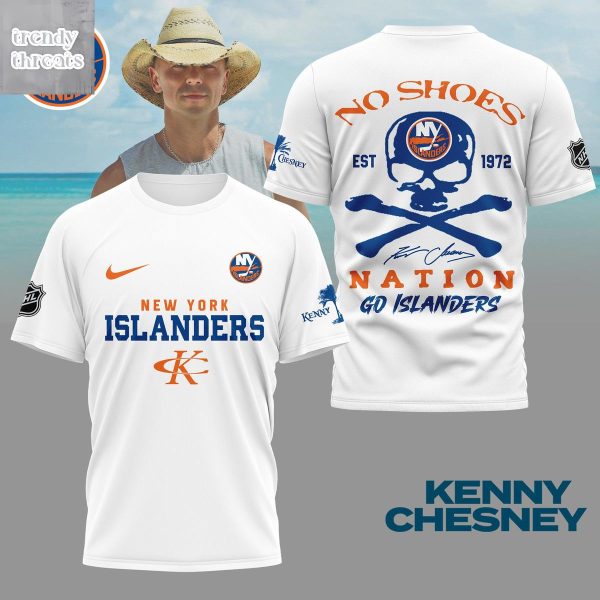 New York Islanders Kenny Chesney No Shoes Nation T-Shirt