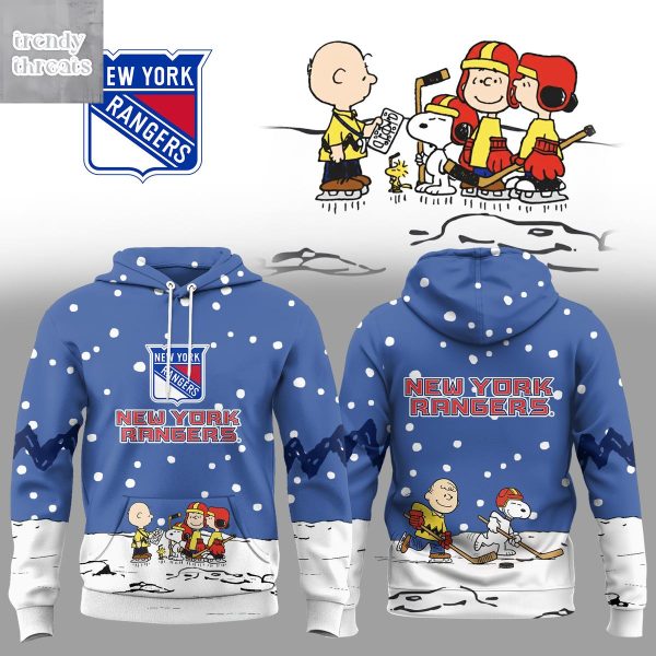New York Rangers x Snoopy Christmas Gift Hoodie