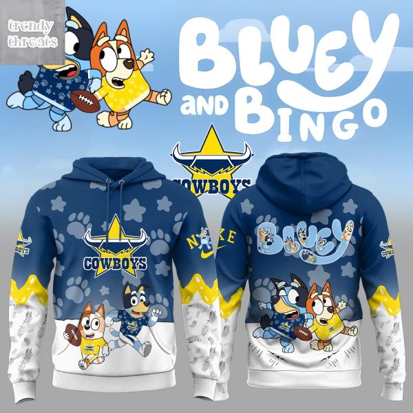 North Queensland Cowboys x Bluey & Bingo Christmas 2025 Hoodie