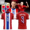 Norway Football 2026 World Cup Erling Halland Hoodie Shirt