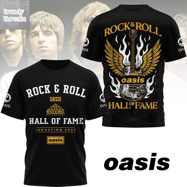 Oasis Rock & Roll Hall Of Fame 2025 T Shirt
