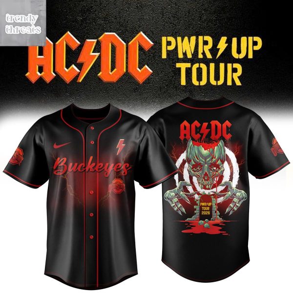 Ohio State Buckeyes x ACDC PWR Up Tour 2026 Jersey