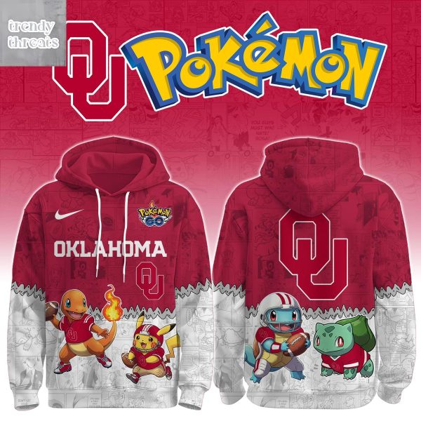 Oklahoma Sooners x Pokemon Legends Hoodie Shirt