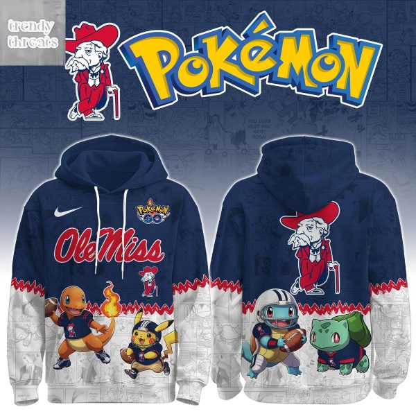 Ole Miss Rebels x Pokemon Legends Hoodie Shirt