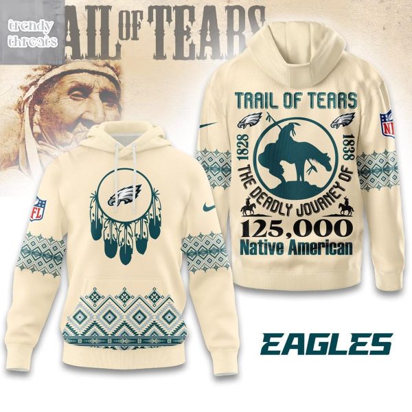 Philadelphia Eagles Trail Of Tears Native American Hoodie Shirt