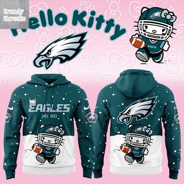 Philadelphia Eagles x Hello Kitty XMas Hoodie T-Shirt