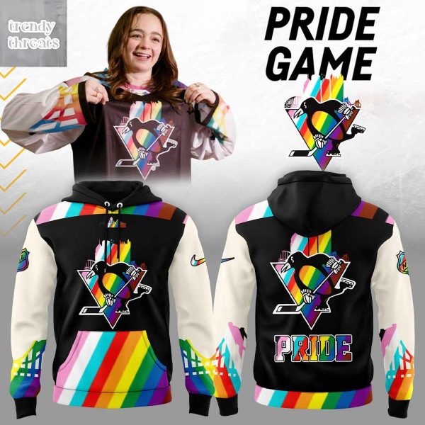 Pittsburgh Penguins Pride Game 2025 Hoodie Shirt