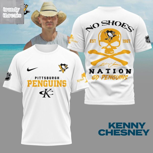 Pittsburgh Penguins Kenny Chesney No Shoes Nation T-Shirt