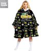 Pittsburgh Steelers Merry Christmas Tis The Season Fleece Blanket Hoodie