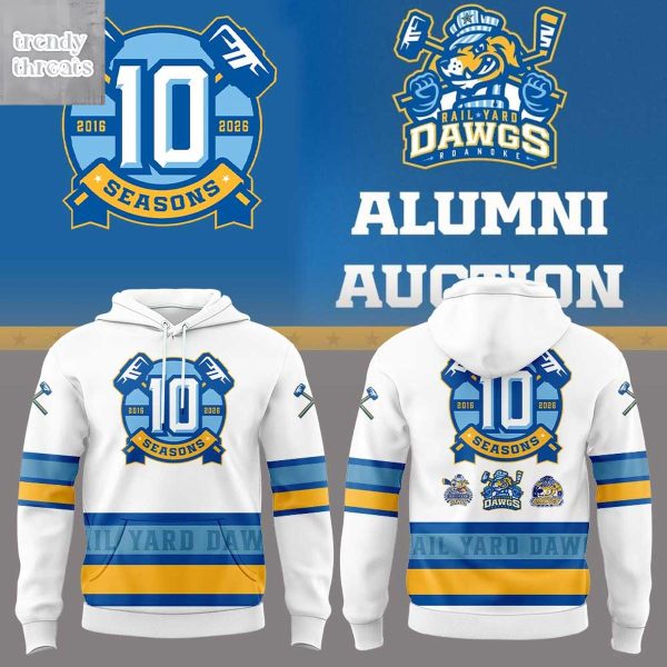 Rail Yard Dawgs Alumni Auction Uniform Hoodie T-Shirt