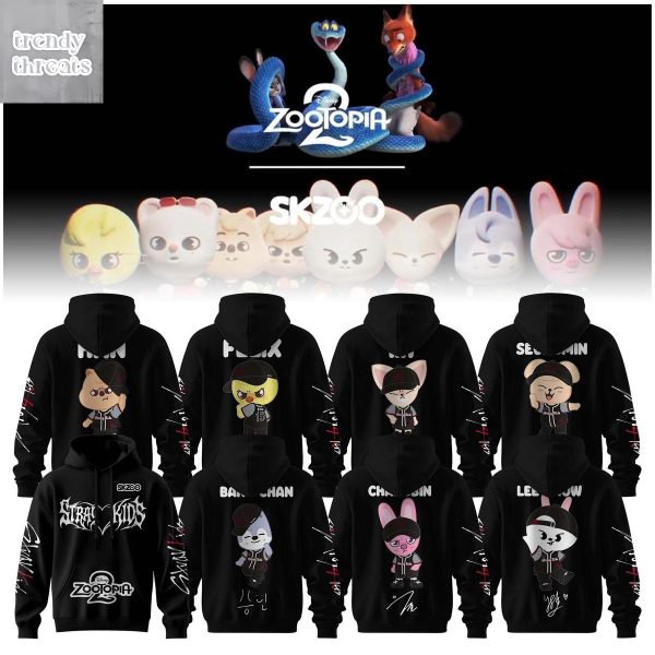 SKZoo x Zootopia 2 Hoodie Shirt