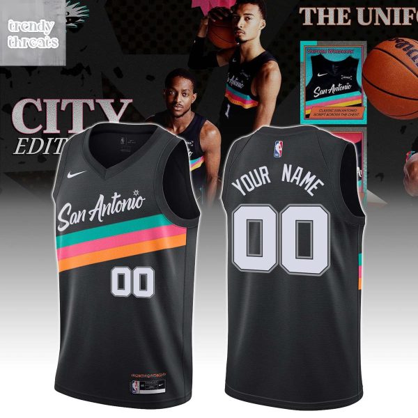 San Antonio Spurs 2025 Classic Colors City Basketball Jersey