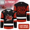 Seattle Kraken Red Friday Hockey Jersey