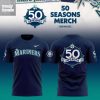 Seattle Mariners 50th Anniversary Est 1977 Hoodie Shirt