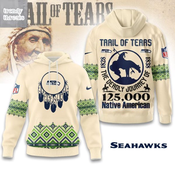 Seattle Seahawks Trail Of Tears Native American Hoodie Shirt