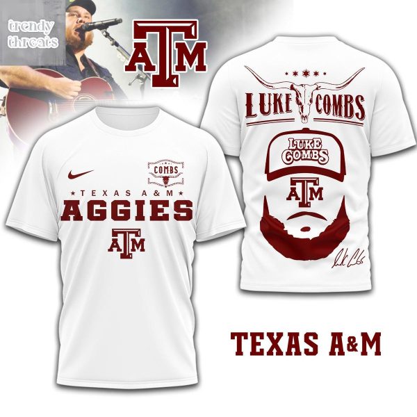 Texas A&M Aggies x Luke Combs My Kinda Saturday Night 2026 Shirt
