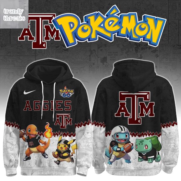 Texas A&M Aggies x Pokemon Legends Hoodie Shirt