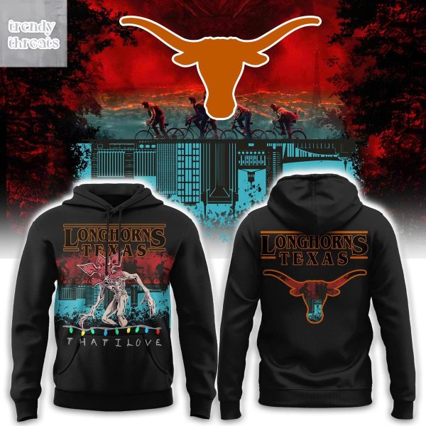Texas Longhorns x Stranger Things 5 Hoodie Shirt