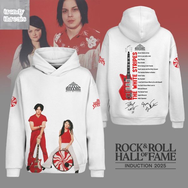 The White Stripes Rock & Roll Hall Of Fame 2025 Hoodie Shirt