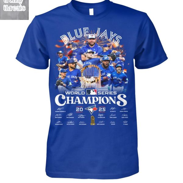 Toronto Blue Jays Celebrating World Series 2025 Champions T Shirt