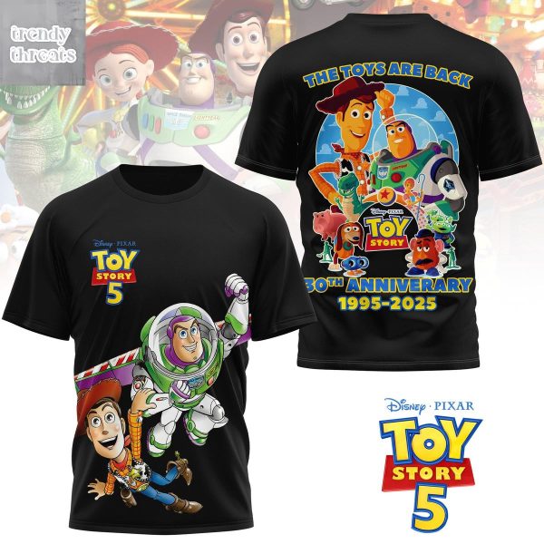 Toy Story 5 30th Anniversary 1995 2025 T Shirt
