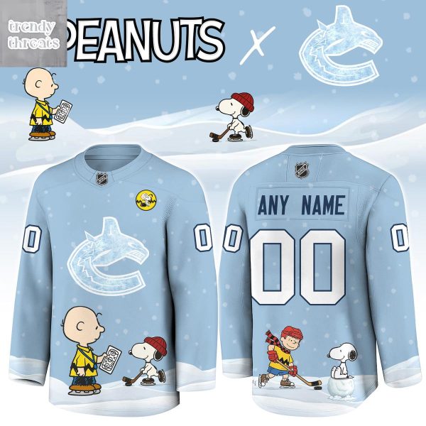 Vancouver Canucks x Peanuts Snoopy Jersey