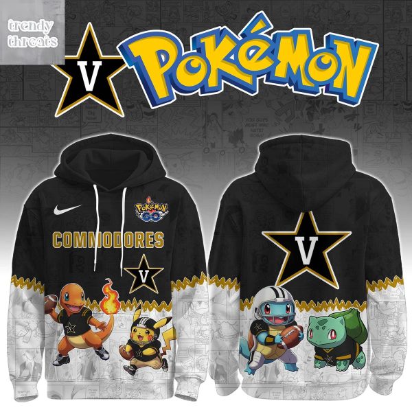 Vanderbilt Commodores x Pokemon Legends Hoodie Shirt