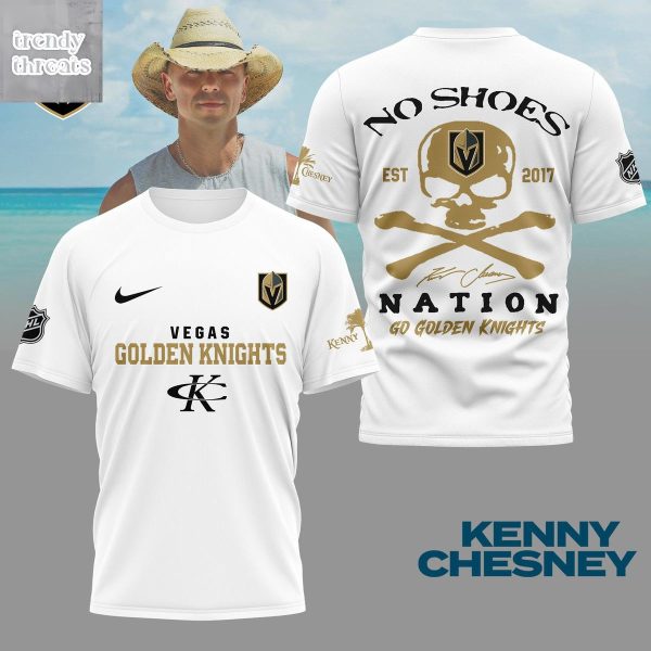 Vegas Golden Knights Kenny Chesney No Shoes Nation T-Shirt