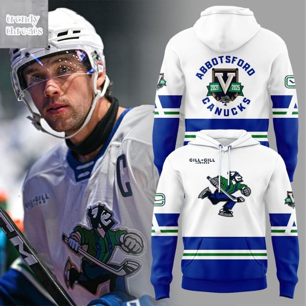 Abbotsford Canucks Newest 5th Anniversary Uniform Hoodie Shirt