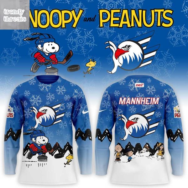 Adler Mannheim x Snoopy And Peanuts Hockey Jersey