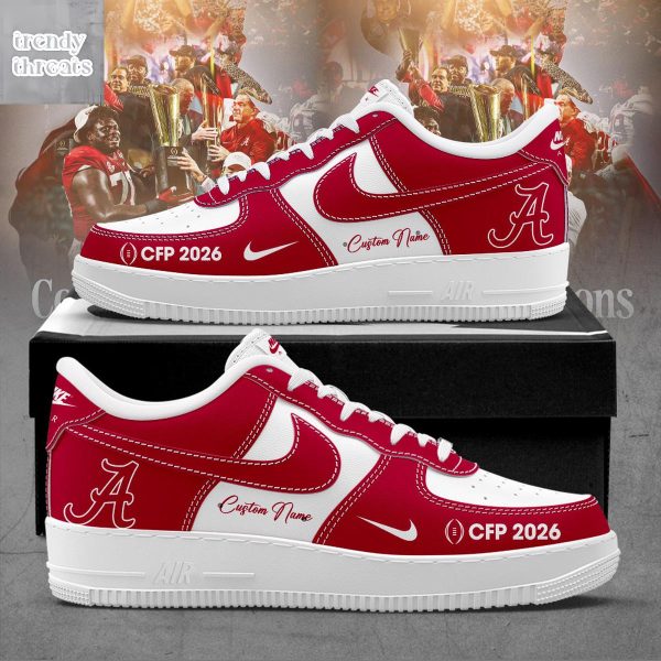 Alabama Crimson Tide CFP 2026 Air Force 1 Shoes