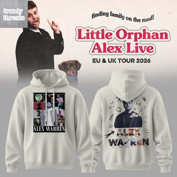 Alex Warren Little Orphan Alex Live Tour 2026 Hoodie Shirt