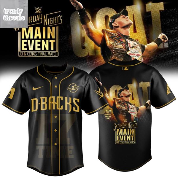Arizona Diamondbacks x John Cena Saturday Night’s Main Event 2025 Jersey