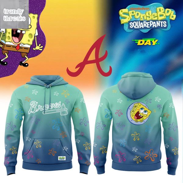 Atlanta Braves x SpongeBob Day 2026 Hoodie Shirt