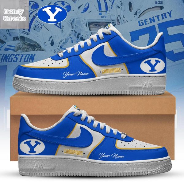BYU Cougars Pop-Tarts Bowl Champions 2025 Air Force 1 Shoes