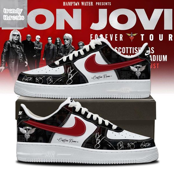 Bon Jovi The Forever Tour Air Force 1 Shoes