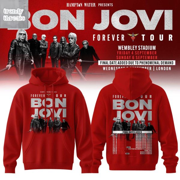 Bon Jovi The Forever Tour Hoodie Shirt