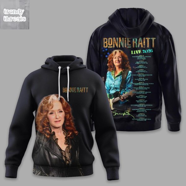 Bonnie Raitt Live 2026 Hoodie T-Shirt
