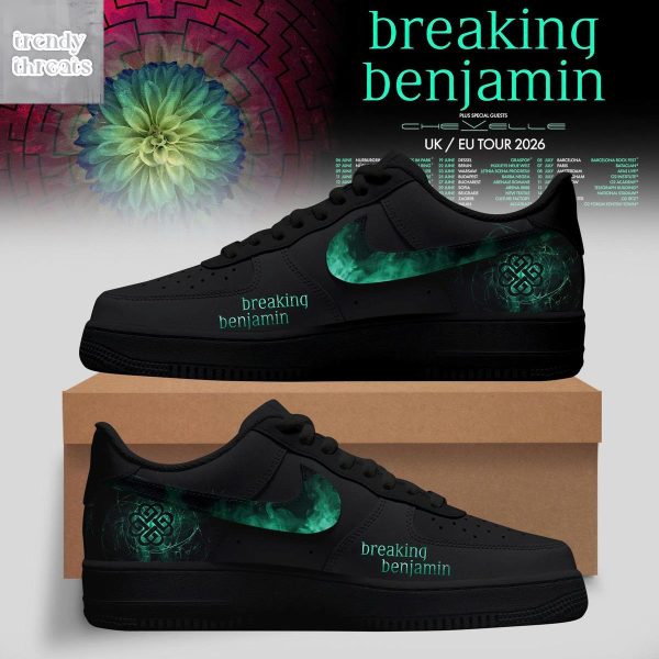 Breaking Benjamin EU UK Tour 2026 Air Force 1 Shoes