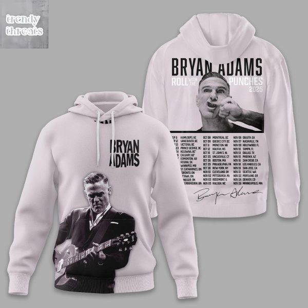 Bryan Adams Roll With The Punches 2026 Hoodie T-Shirt