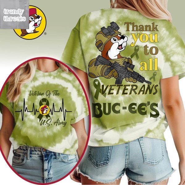 Buc-ee’s Thank You To All Veterans US Army T-Shirt