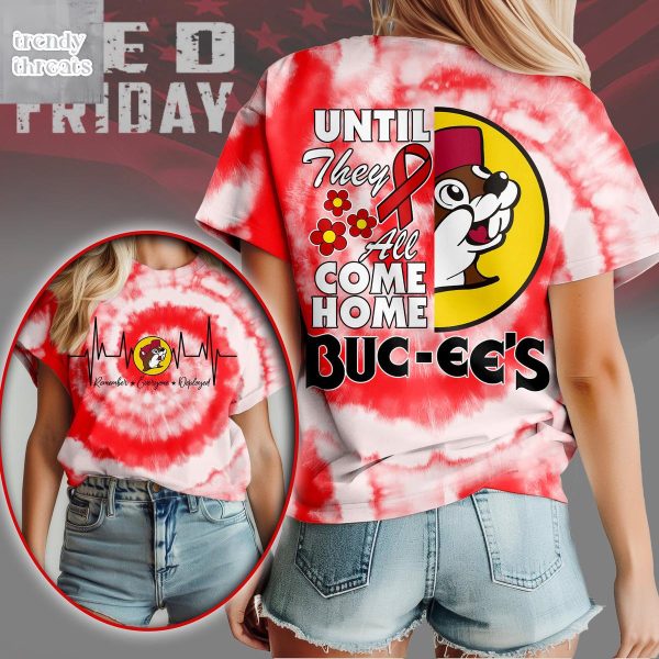 Buc-ee’s Until They All Come Home Red Friday T-Shirt