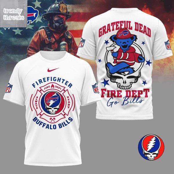 Buffalo Bills x Grateful Dead Firefighter Shirt