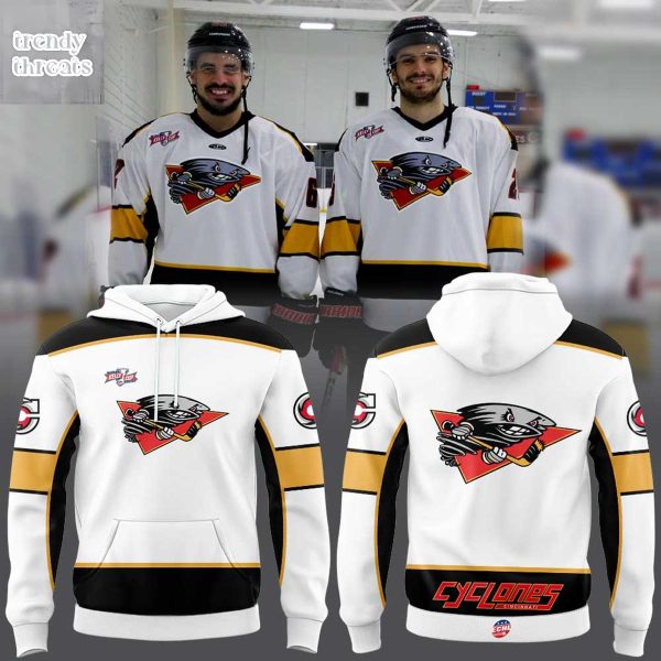 Cincinnati Cyclones Tackle Twill Our Throwback Hoodie T-Shirt