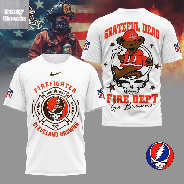 Cleveland Browns x Grateful Dead Firefighter Shirt