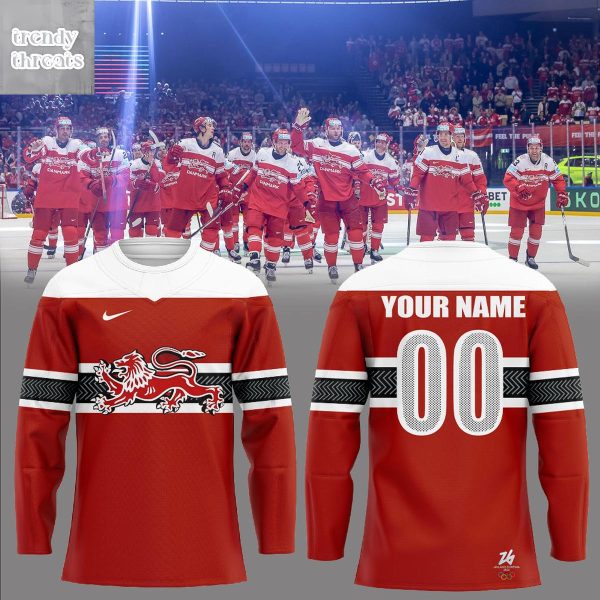 Denmark Olympic Winter 2026 Hockey Jersey