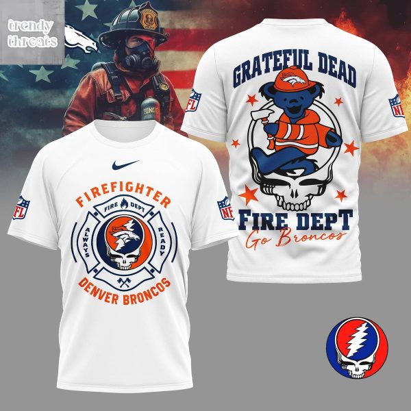 Denver Broncos x Grateful Dead Firefighter Shirt