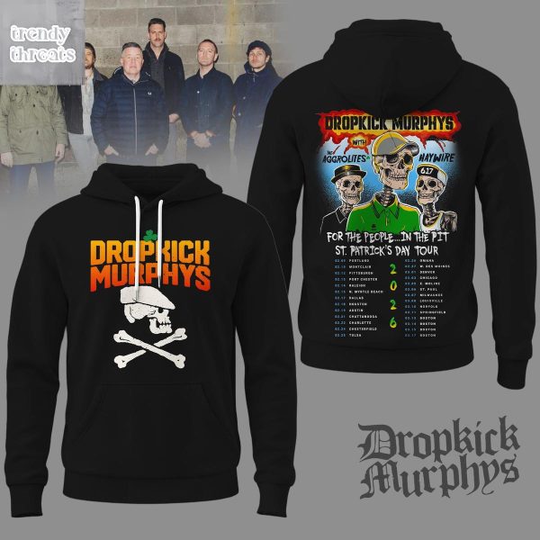 Dropkick Murphys 2026 Tour Hoodie T-Shirt