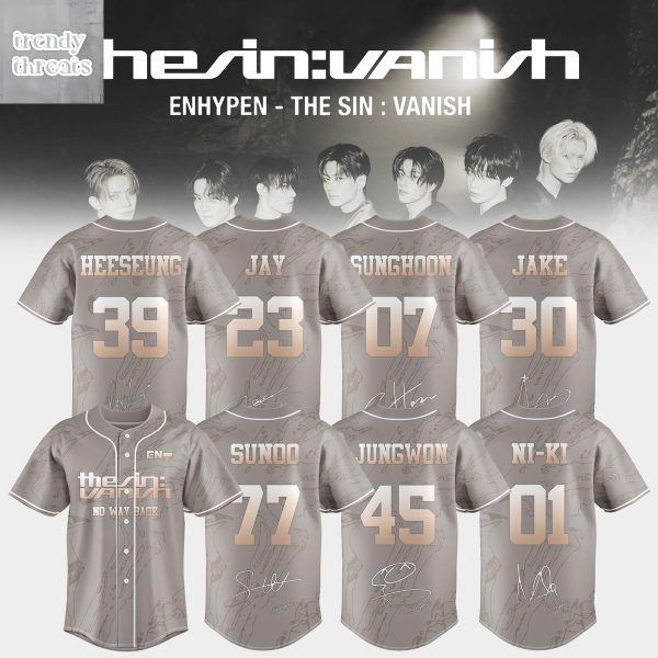 ENHYPEN The Sin Vanish Still Afterlight Jersey
